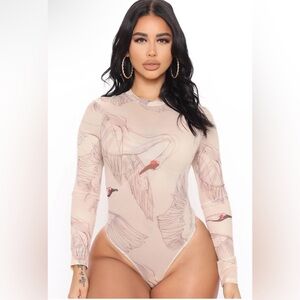 Fashion Nova “Capture This Mesh Bodysuit”